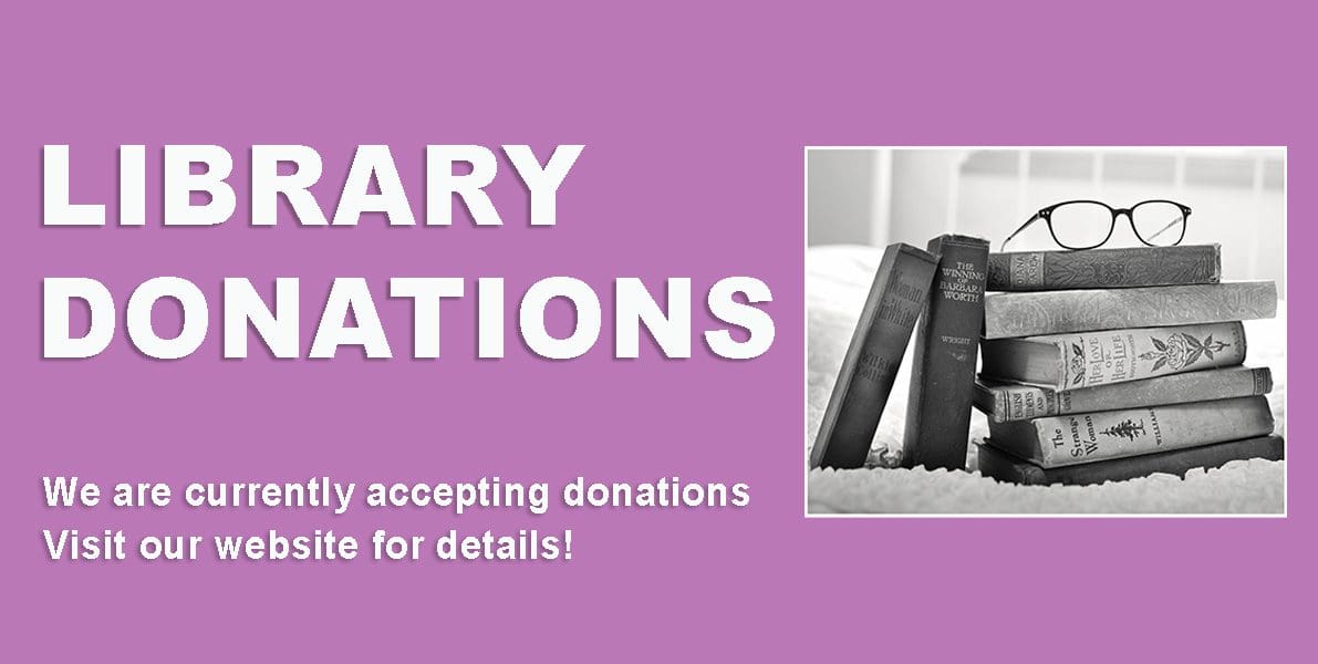 Library Donations Westend Seniors Activity Centre
