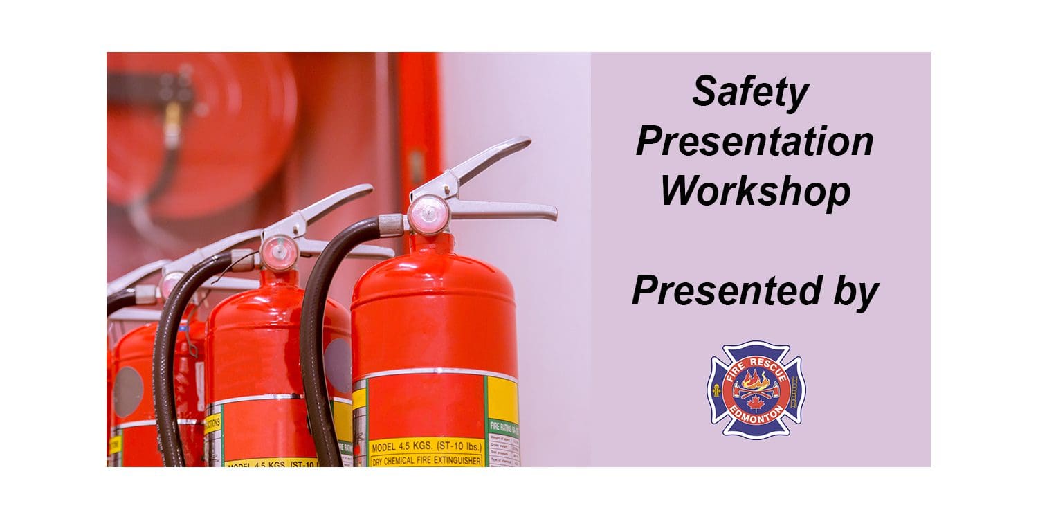 Toonie Talk - Fire Safety Workshop - Westend Seniors Activity Centre