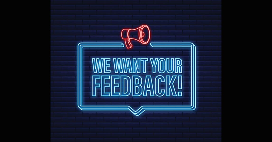 Featured image for “We want your feedback”